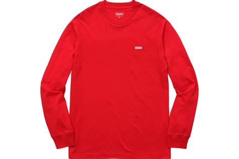 supreme metallic box logo l s tee red|Supreme Supreme Metallic Box Logo L/S Tee .